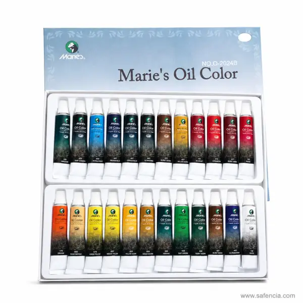 Marie's Oil Color Set of 24 Tubes O-2024B