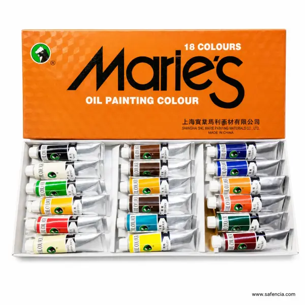 Marie's Oil Painting Colour Set of 18 Tubes