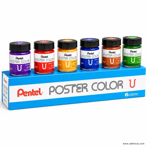 Pentel Poster Color 30 ml Set of 6
