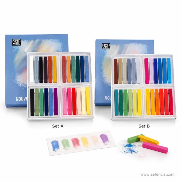 Sakura Nouvel Carre Half Pastel Set of 24