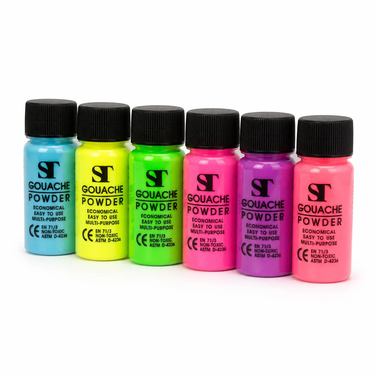 ST gouache powder label printing ECONOMICAL EASY TO USE MULTI-PURPOSE with CE and EN 71/3 marks