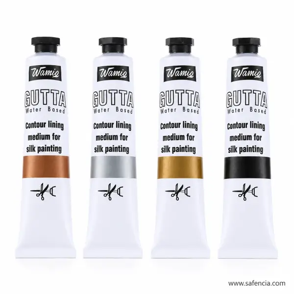 Wamiq Gutta Water Based Contour Lining Medium for Silk Painting