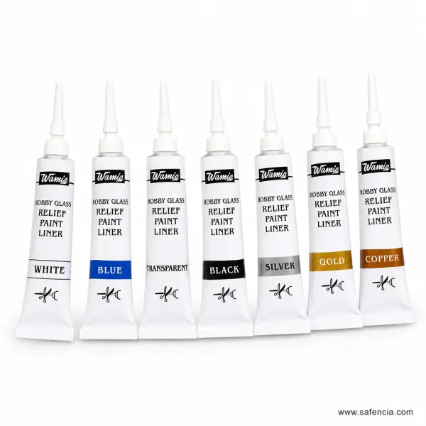 Wamiq Hobby Glass Relief Paint Liner - 1 Tube