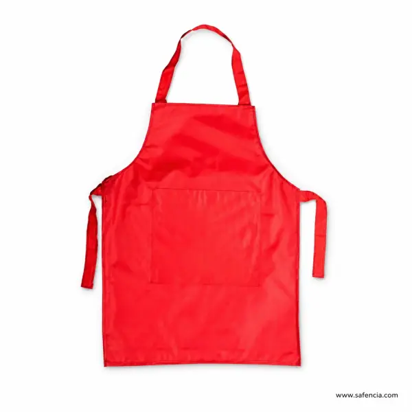 Parachute Fabric Child's Apron in Red
