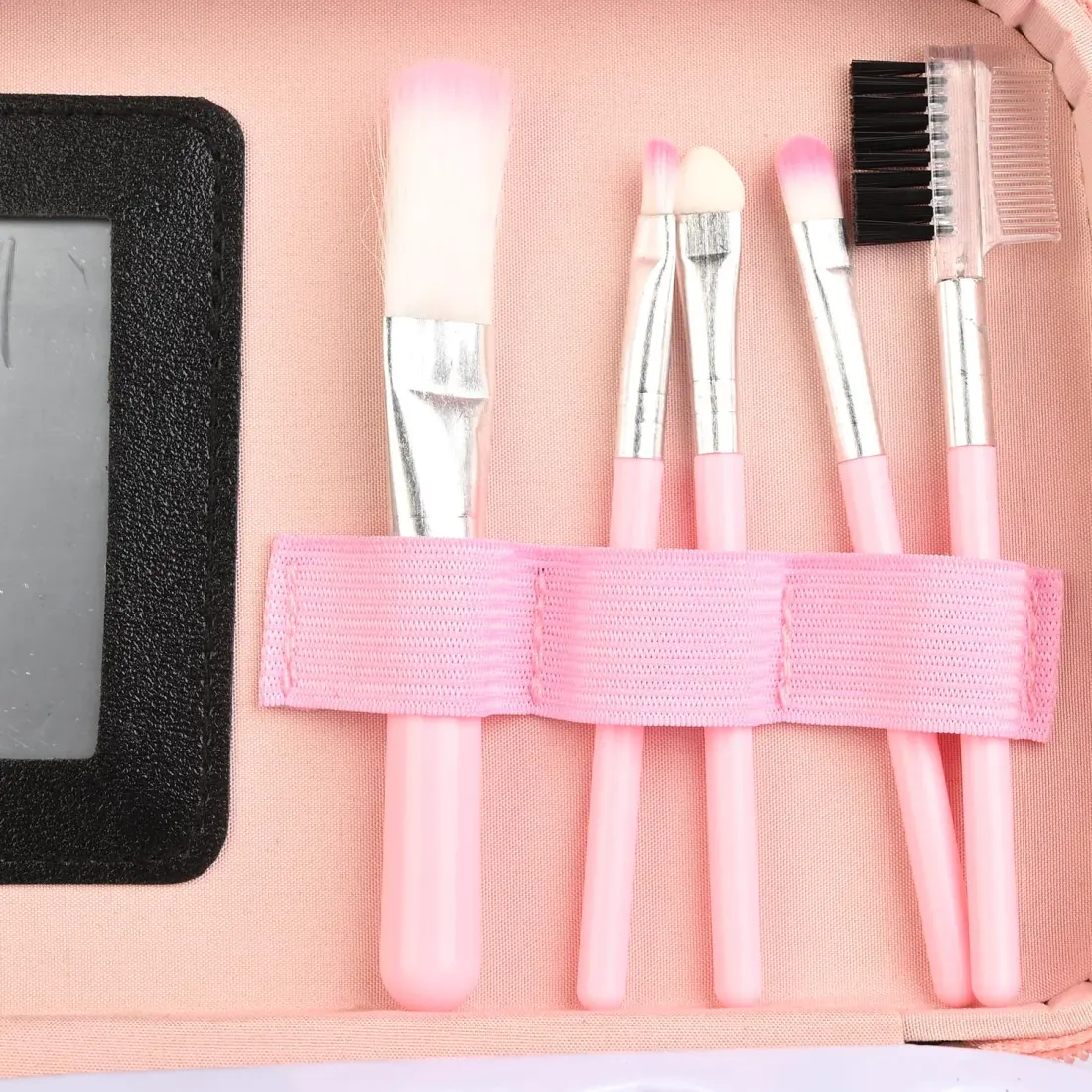 Pink Glam Makeup Train Case box view