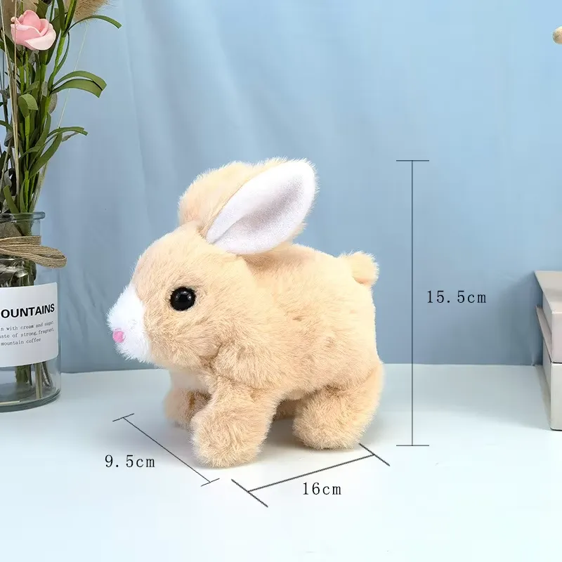 Plush rabbit toy size