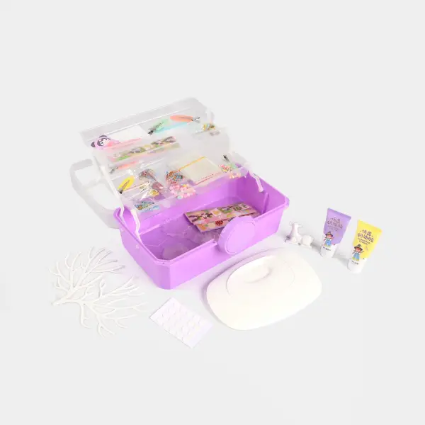 Portable Jewellery Making & Craft Kit – Purple