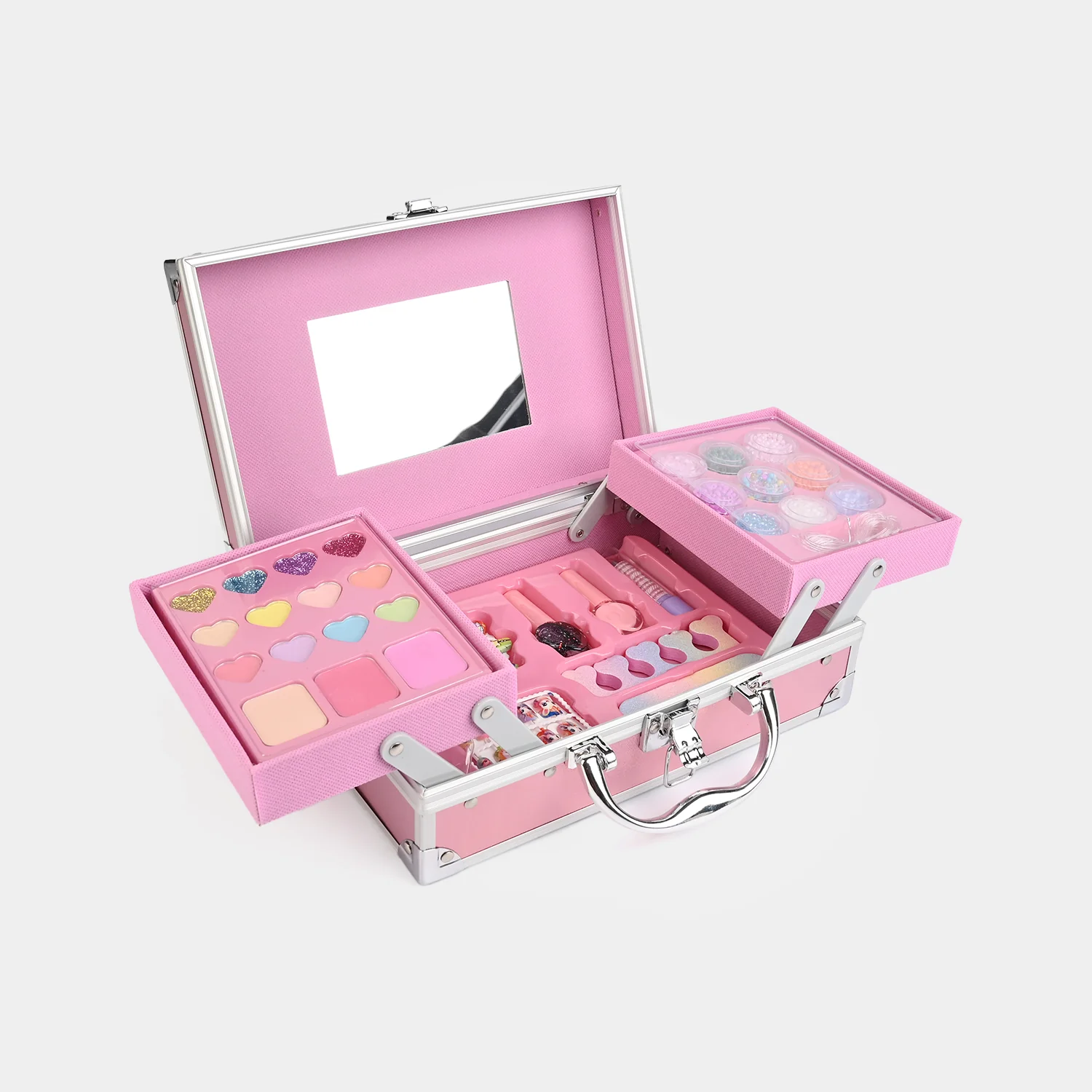 Premium Aluminium Vanity Makeup Case for Girls