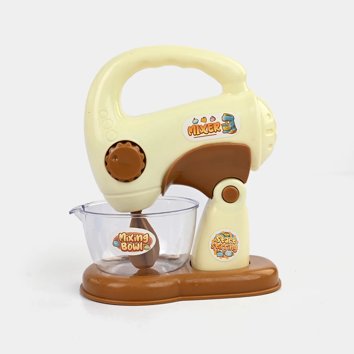 Pretend Mixer & Princess Doll Baking Set open view - mixer, doll, utensils and food