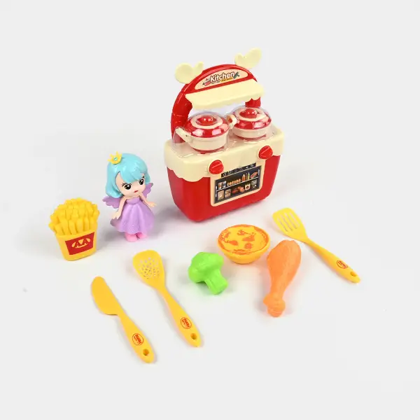 Pretend Play Kitchen Stove Set for Kids
