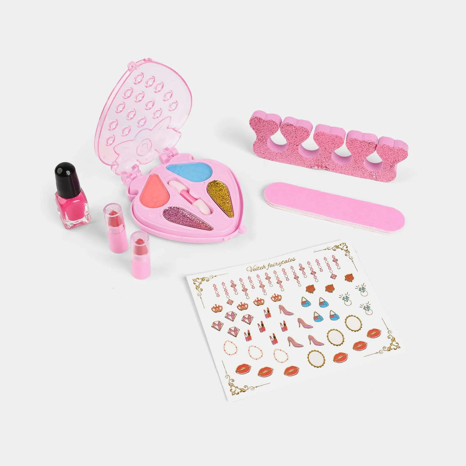 Pretend Play Makeup & Nail Set for Girls