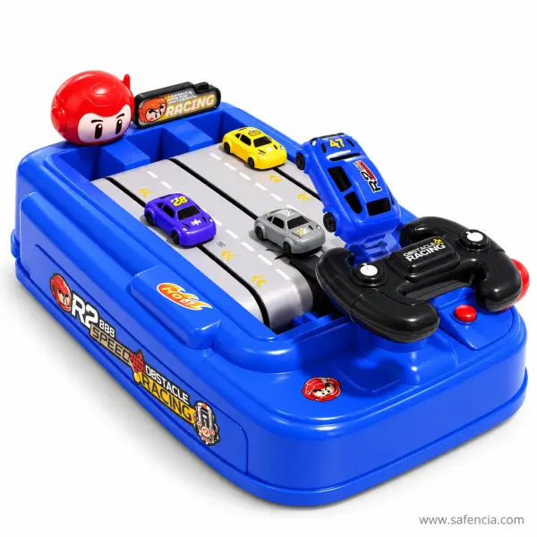 Racing Adventure Obstacle Steering Wheel Racing Game for Kids