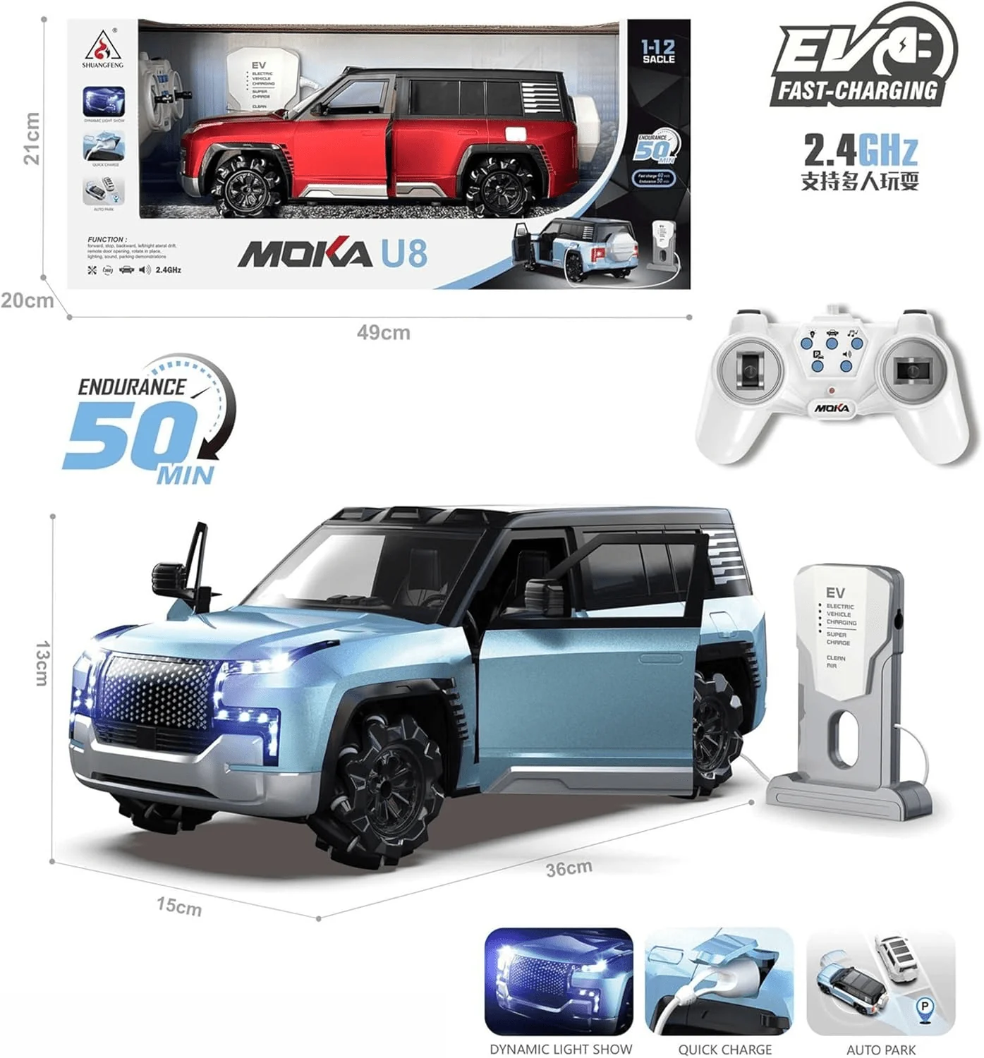RC EV MOKA SUV - Safencia Pakistan