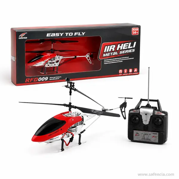 RC Helicopter I/R Heli Metal Series RFD009 Remote Control