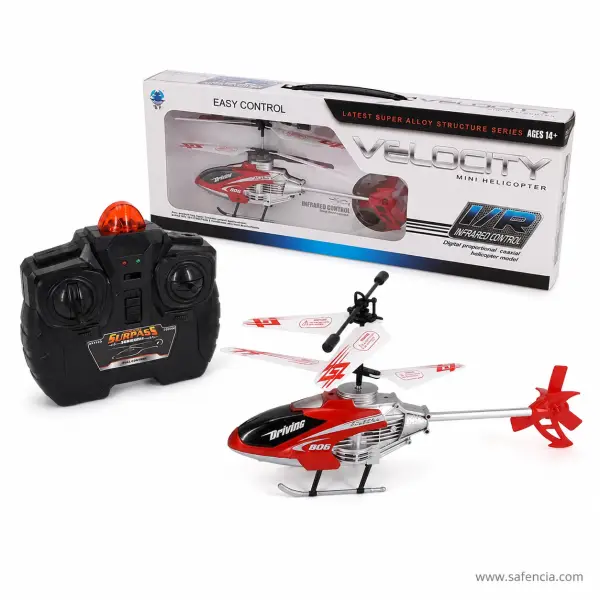 Velocity 806 Mini RC Helicopter 2.5 Channel Alloy Body