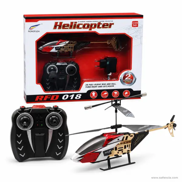Remote Control Helicopter RFD-018 2 Channel Gyro Multi Colour