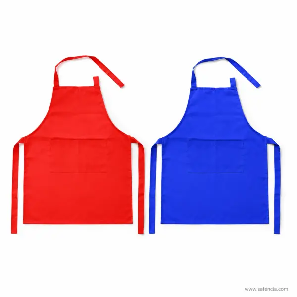 Rexine Child's Apron in Red or Blue