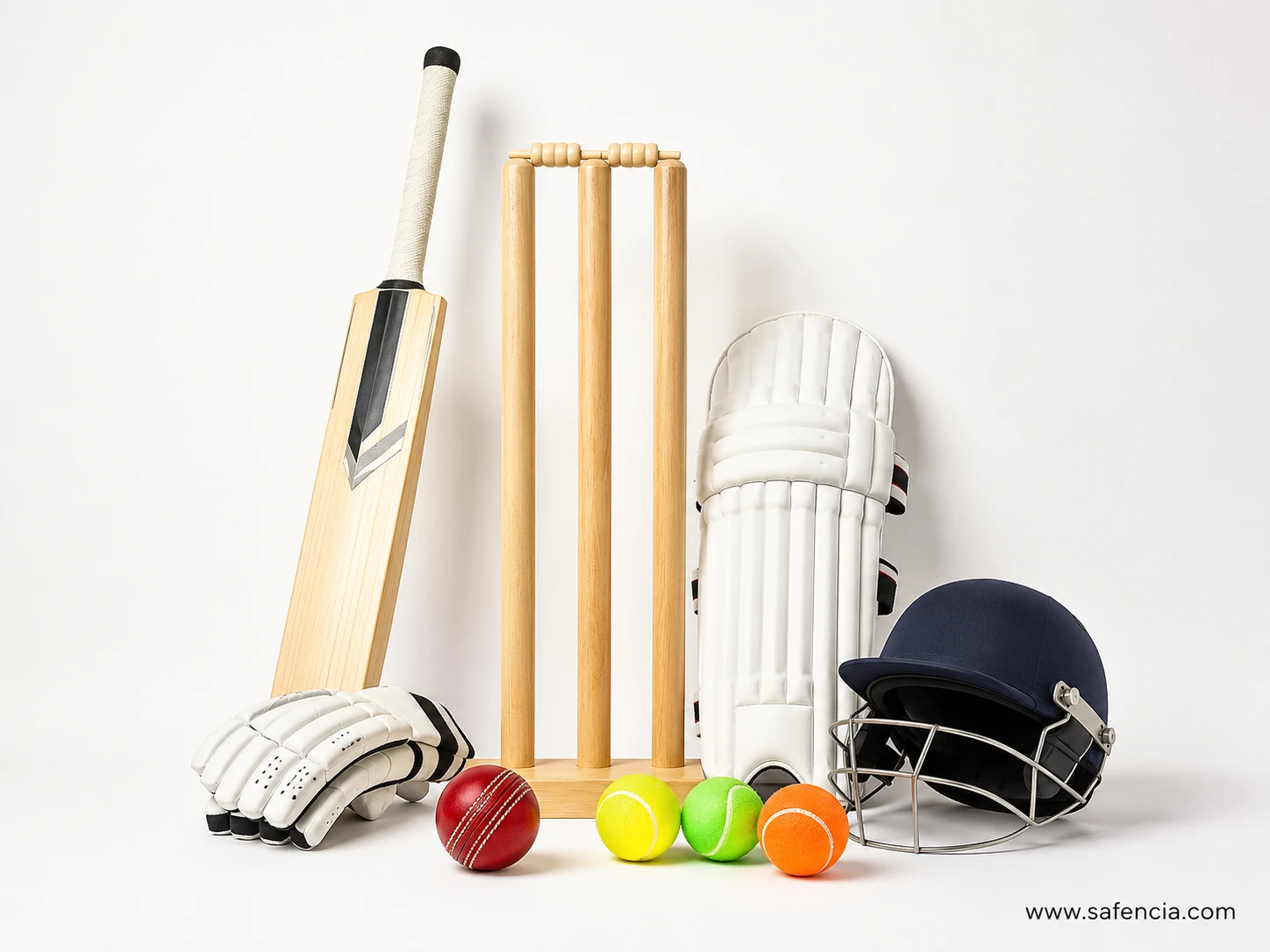 Cricket — tape ball bats, tape balls and wickets in Pakistan