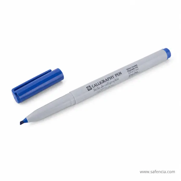 Sakura Calligraphy Pen Blue — Chisel Tip, Single