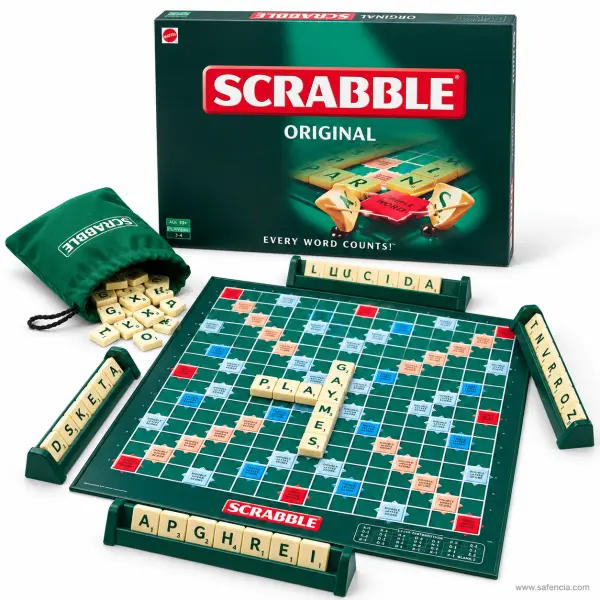 Scrabble Original Board Game by Mattel — Every Word Counts, Ages 10+