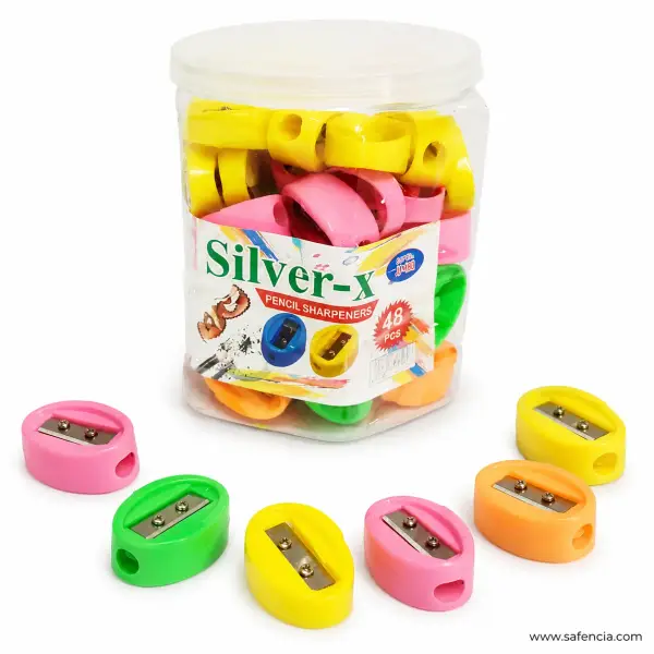 Silver-x Egg Shape Sharpener Pack of 48
