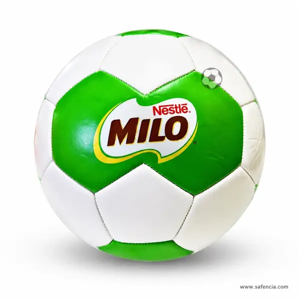 Milo Single Design Football Size 5 (Machine-Stitched) for Kids