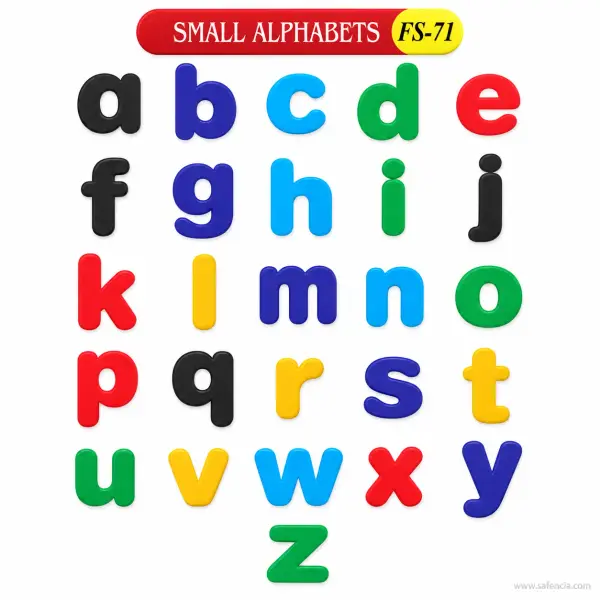 Small Alphabets Foam Wall Set (FS-71, Loose a to z Letters)