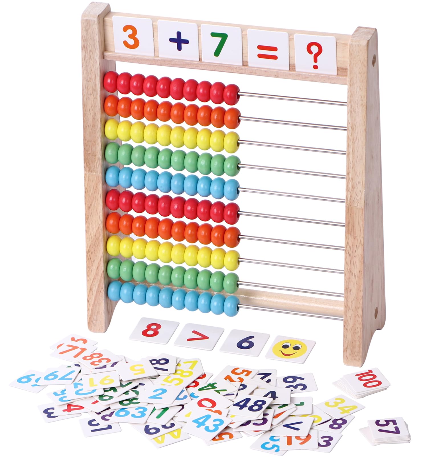 Square Abacus Calculating Toy 10 Lines product image 2
