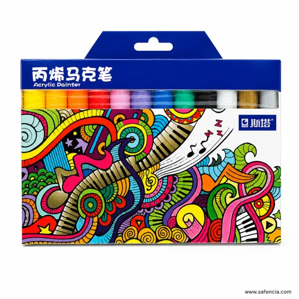 STA Acrylic Painter Markers — Set of 12 or 24 Colours