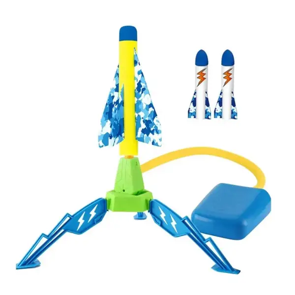 Outdoor Stomp Rocket Launcher Game for Kids – Air-Powered Jump Rocket