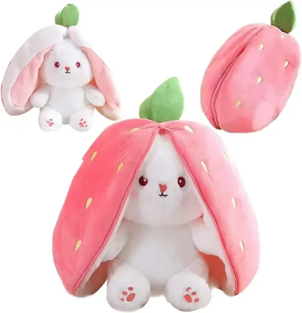 Strawberry Rabbit Cosplay Plush Toy
