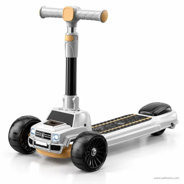 SUV Style Kids Scooty with Headlights, Lights and Music