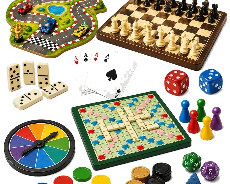 Board games category — family board games and card games