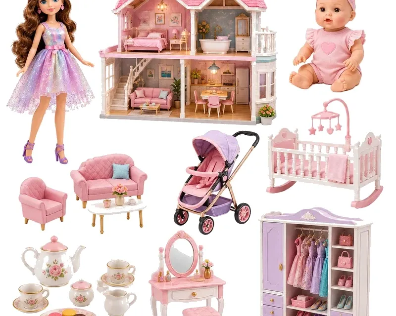 Dolls and playsets category — dolls and pretend-play sets