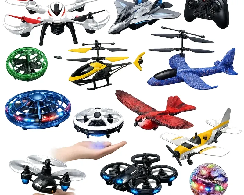Flying toys category — drones and RC planes for kids