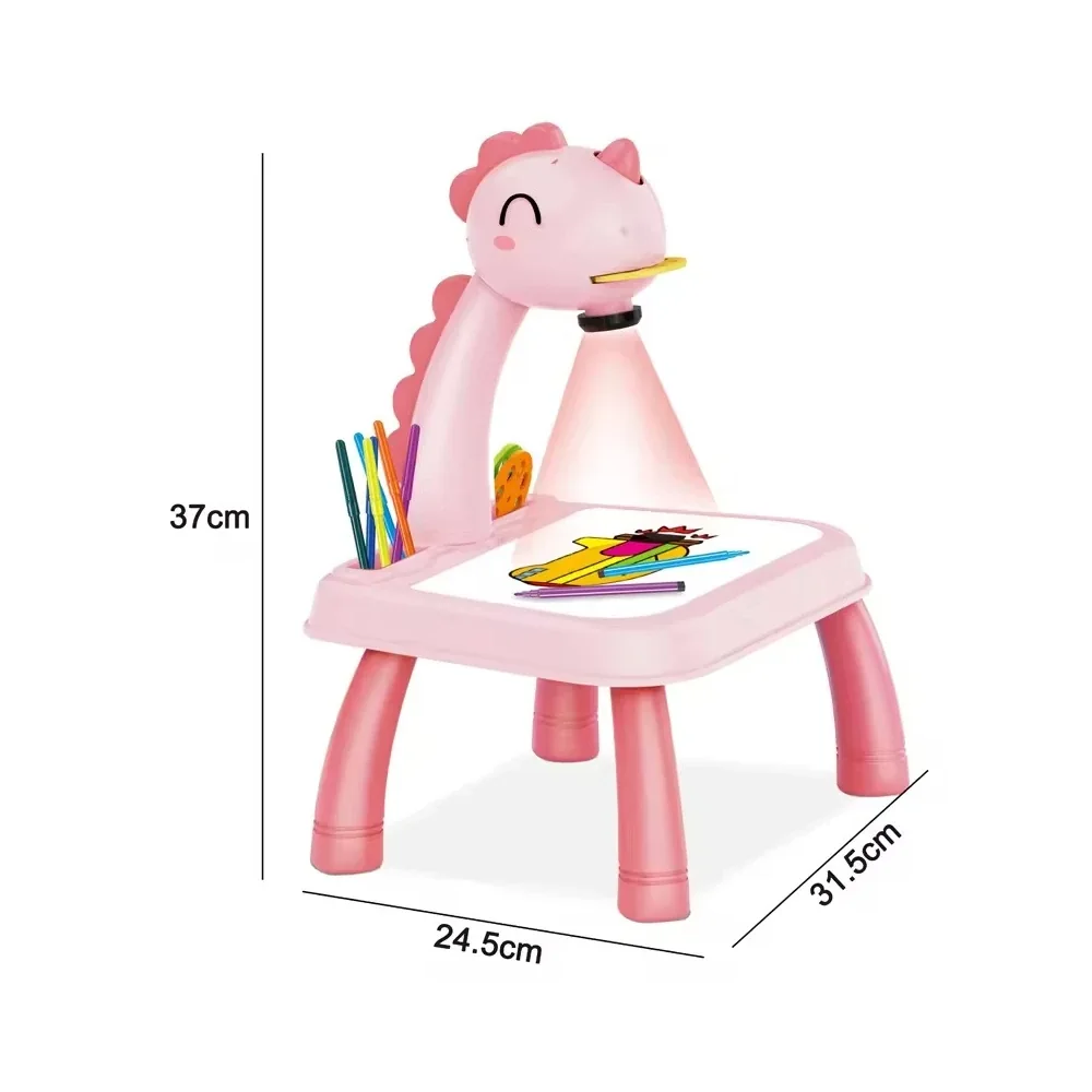 Drawing projector trace pictures