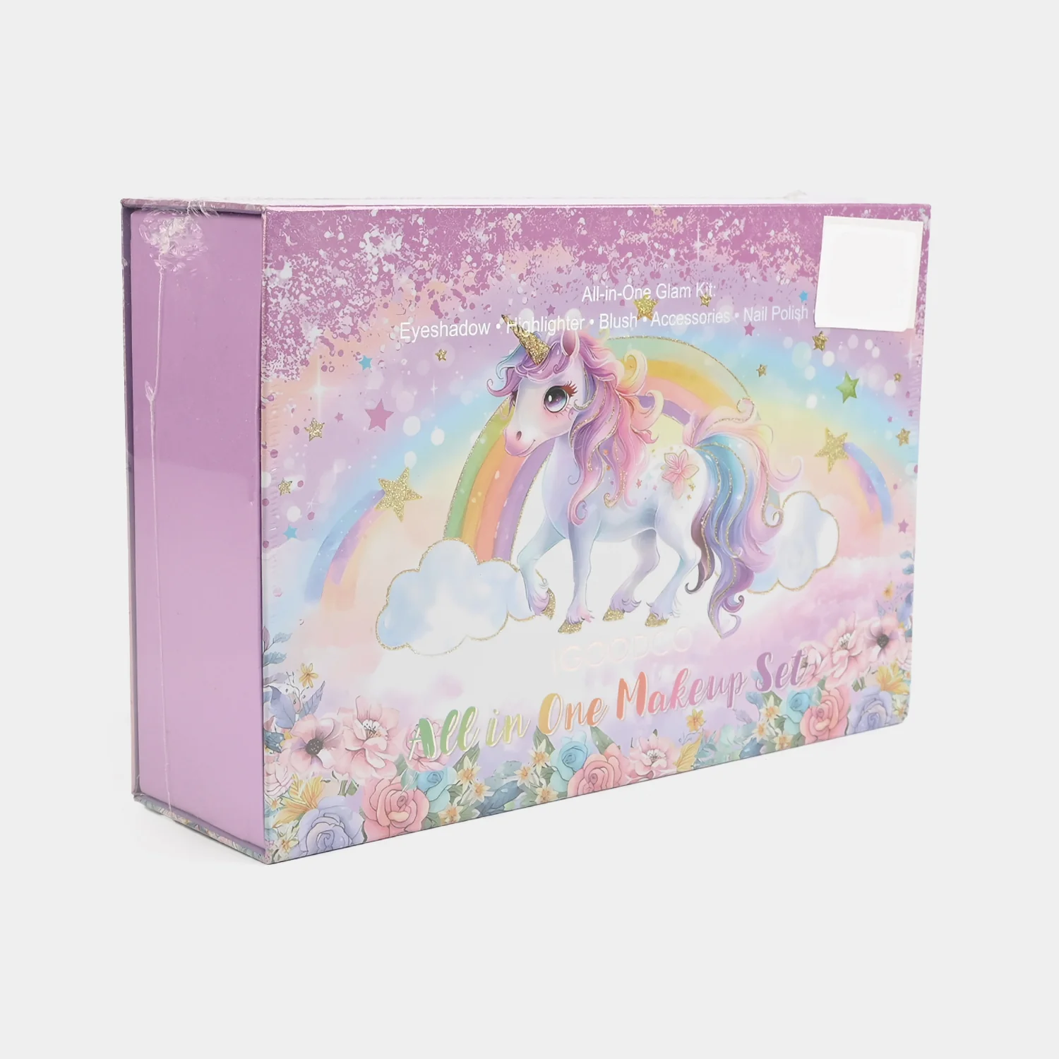 Unicorn Glam Beauty Box side view