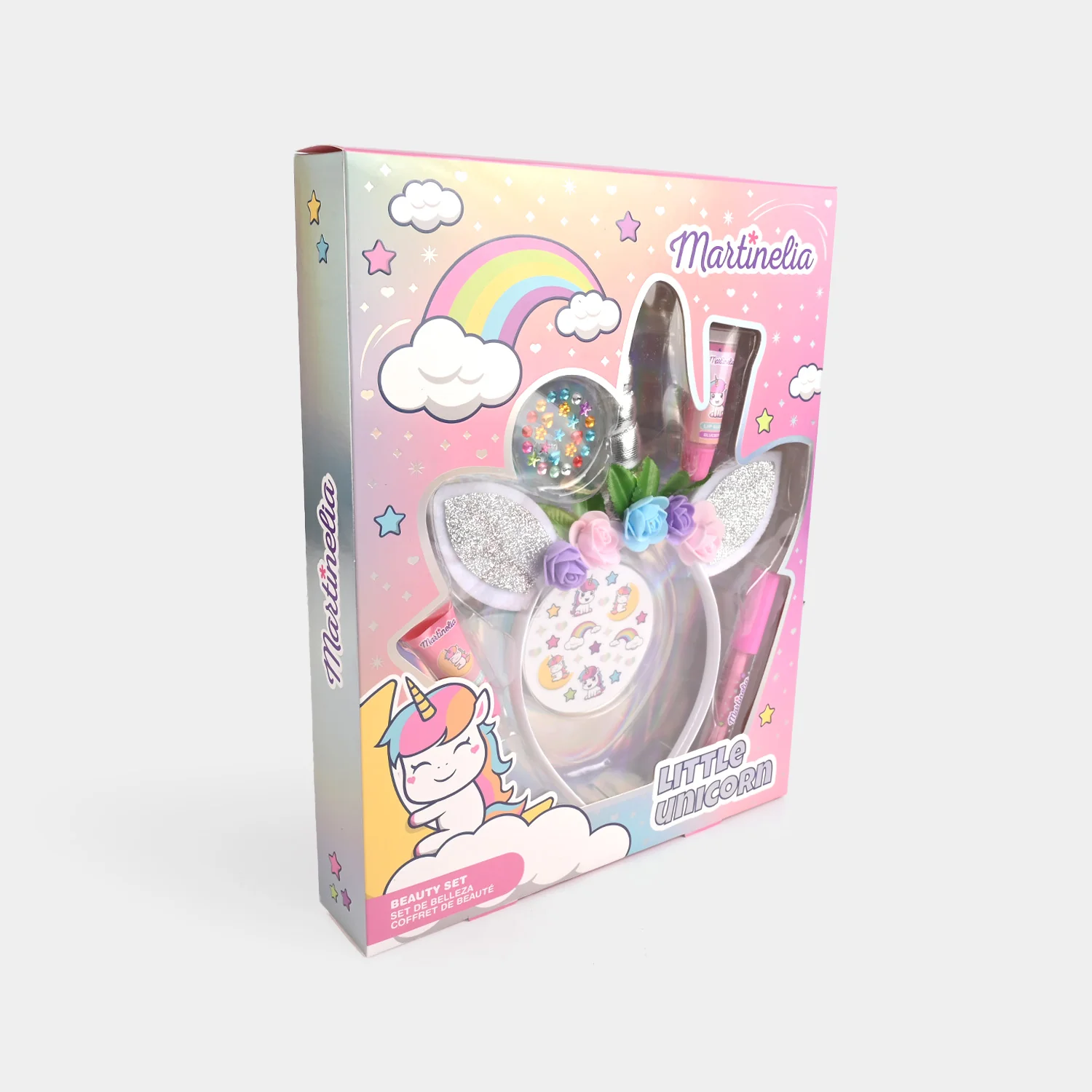 Unicorn Headband & Lip Gloss Dress-Up Set side view