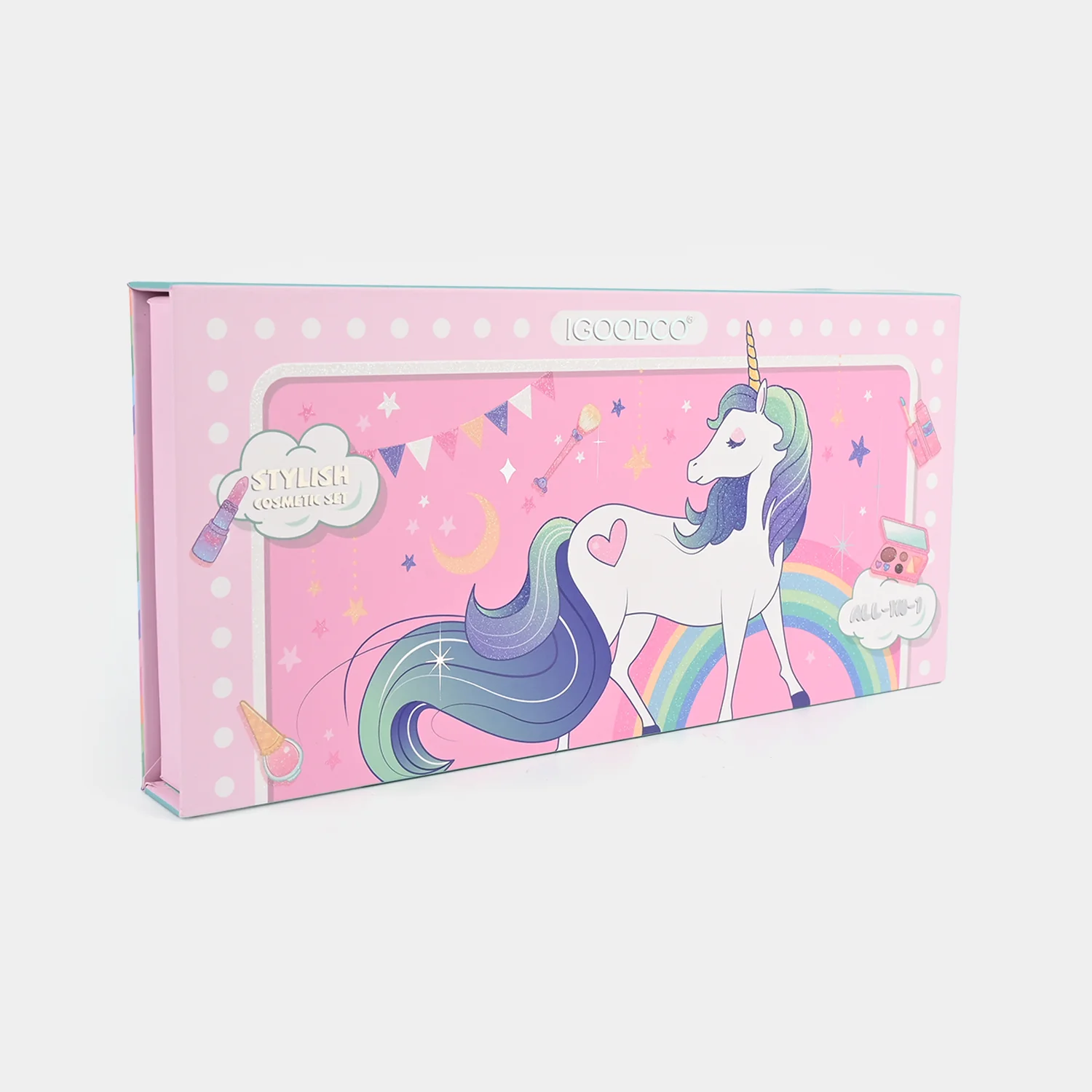 Unicorn Makeup Kit for Girls product image 3 - side view
