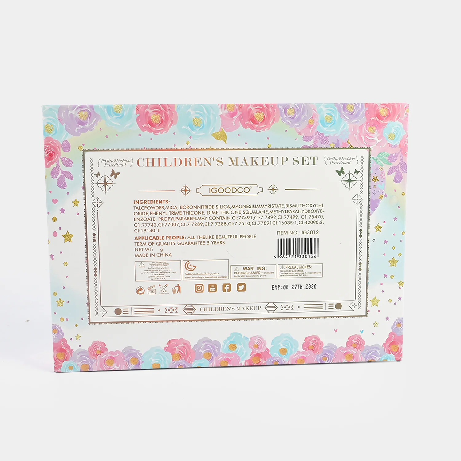 Unicorn & Mermaid Beauty Case detail view - beaded bracelets, rings and clips