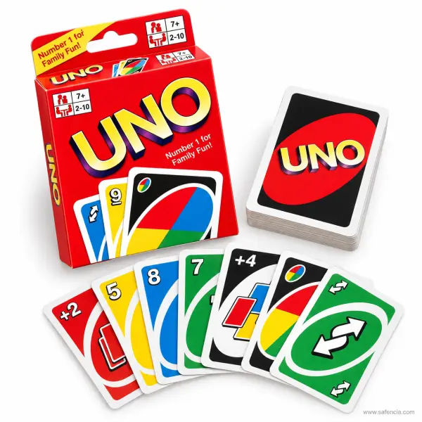 UNO Card Game - 108 Cards for 2 to 10 Players
