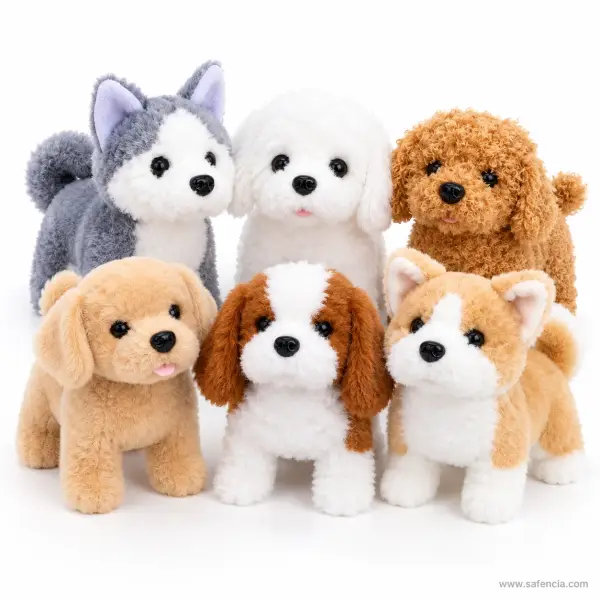 Walking Plush Puppy Toy with Barking Sound