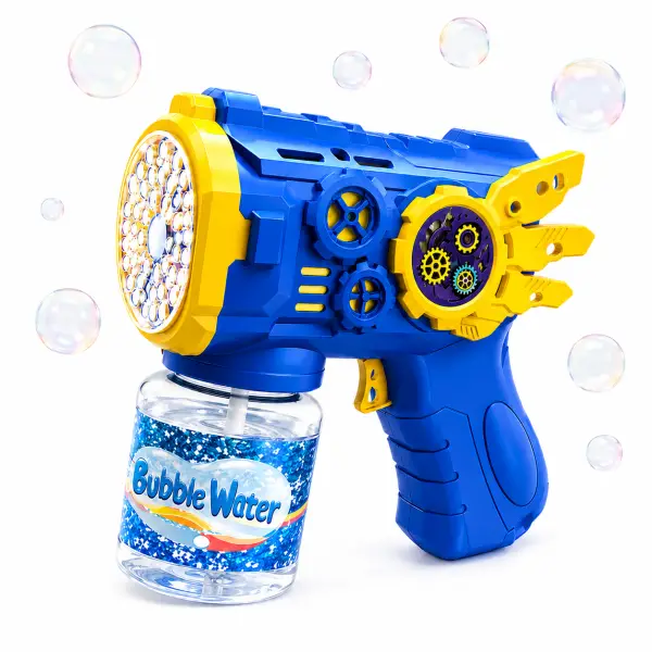Wing Bubble Gun for Kids with Bubble Solution — Electric Bubble Blaster
