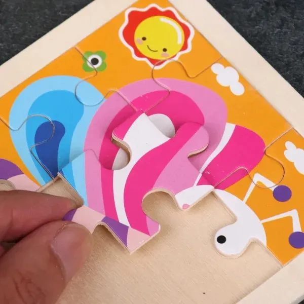 Wooden Colorful 3D Puzzle (random Shapes) product image 3