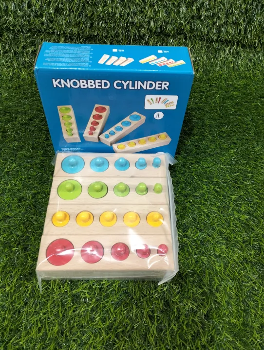 Wooden Montessori Knobbed Cylinders product image 3