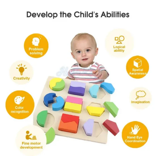 Wooden Shape Puzzles - Random product image 3