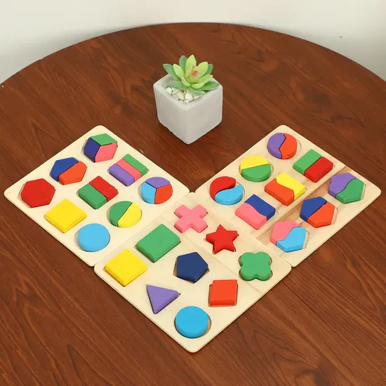 Wooden Shape Puzzles - Random