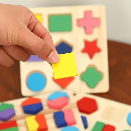 Wooden Shape Puzzles - Random product image 5